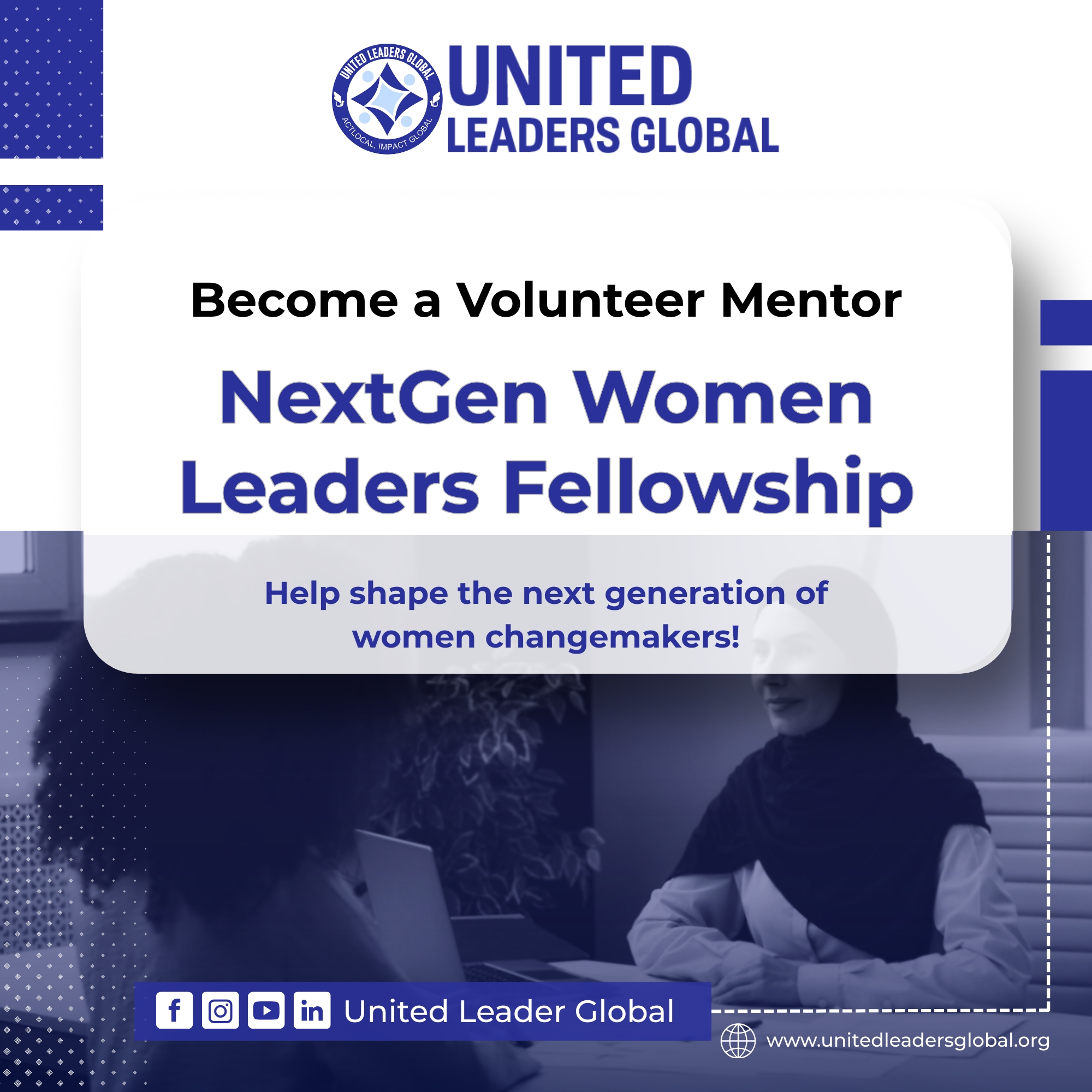 Your Experience is the Spark.  Become a Volunteer Mentor in the NextGen Women Leaders Fellowship